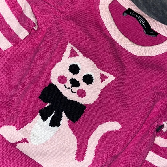 Baby dress with cat - Picture 2 of 3